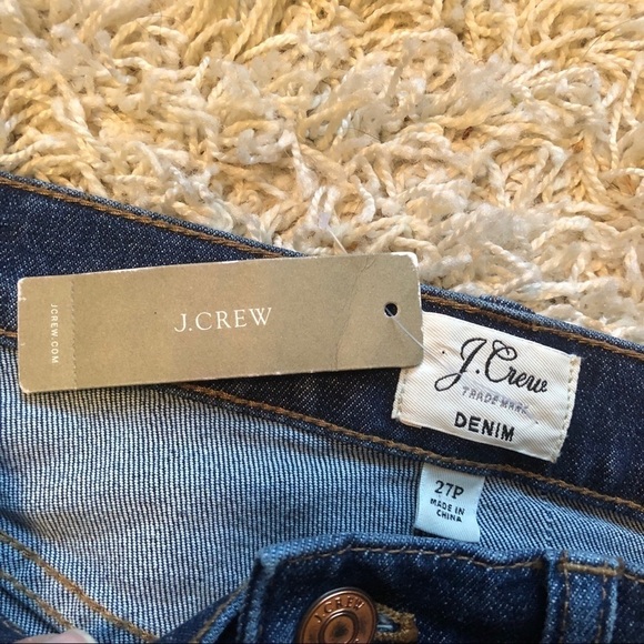 J. CREW denim skirt with raw hem NWT - Picture 3 of 6